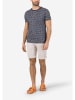 Timezone Shirt wit/donkerblauw