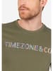 Timezone Koszulka w kolorze khaki