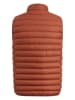 Vanguard Doorgestikte bodywarmer cognackleurig