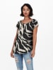 ONLY Bluse "Nova" in Schwarz/ Weiß