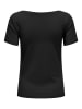 ONLY Shirt "Live" in Schwarz