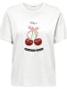 ONLY Shirt "Kita" in Weiß