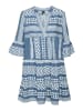 Vero Moda Kleid in Blau/ Weiß