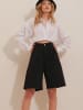 Trend Alacati Jeans-Shorts in Schwarz