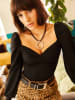 Olalook Longsleeve in Schwarz