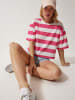 Happiness Istanbul Shirt in Weiß/ Pink