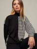Cool and sexy Pullover in Schwarz/ Weiß
