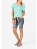 Timezone Spijkershort "Nali" - slim fit - blauw