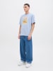 Jack & Jones Koszulka "Porto" w kolorze błękitnym