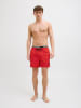 Jack & Jones Zwemshort "Maui" rood