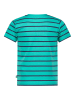 Salt and Pepper Shirt in Dunkelblau/ Türkis