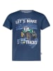 Salt and Pepper Shirt donkerblauw