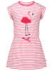 Salt and Pepper Kleid in Weiß/ Pink