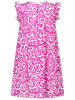 Salt and Pepper Kleid in Weiß/ Pink
