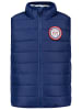 Salt and Pepper Omkeerbare doorgestikte bodywarmer donkerblauw/wit