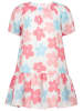 Salt and Pepper Kleid in Weiß/ Pink/ Hellblau