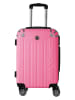 Geographical Norway 3tlg. Hardcase-Trolleyset "Softless" in Rosa