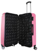 Geographical Norway 3tlg. Hardcase-Trolleyset "Softless" in Rosa