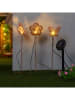 Garden Hero 3er-Set: LED-Gartenstecker in Rot