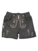 Isartrachten Sweatshorts in Anthrazit