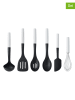 KitchenAid 6tlg. Küchenhelfer-Set in Schwarz/ Weiß