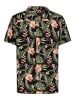 Authentic Style Koszula - Regular fit - w kolorze czarno-zielonym