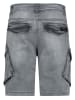 Authentic Style Jeans-Cargobermudas in Grau