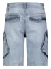 Sublevel Jeans-Cargobermudas in Hellblau