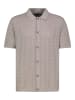 Authentic Style Koszula dzianinowa - Regular fit - w kolorze szarobrązowym