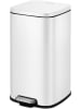 Fackelmann Pedaalemmer "London" wit - 6 l