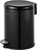 Fackelmann Pedaalemmer "Milano" zwart - 3 l