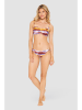 Rösch Bikini-Hose in Aubergine/ Orange