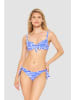 Rösch Bikini-Oberteil in Blau/ Weiß