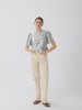 Vila Blouse lichtblauw/wit
