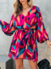 LA Angels Kleid in Pink/ Bunt