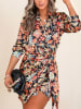LA Angels Kleid in Orange/ Bunt