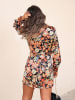 LA Angels Kleid in Orange/ Bunt