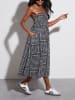 Milan Kiss Jurk zwart/wit