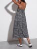Milan Kiss Jurk zwart/wit