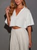 Milan Kiss Bluse in Creme
