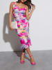 Milan Kiss Kleid in Pink/ Bunt