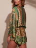 Milan Kiss Jumpsuit camel/groen