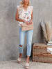 Milan Kiss Bluse in Creme/ Bunt