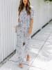 Milan Kiss Jumpsuit in Weiß/ Bunt