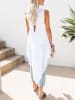 Milan Kiss Longbluse in Weiß
