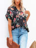 Milan Kiss Bluse in Schwarz/ Bunt