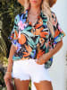 Milan Kiss Blouse zwart/meerkleurig