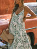 Milan Kiss Jurk crème/groen