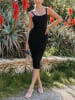 Milan Kiss Strickkleid in Schwarz
