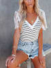 Milan Kiss Shirt wit/zwart